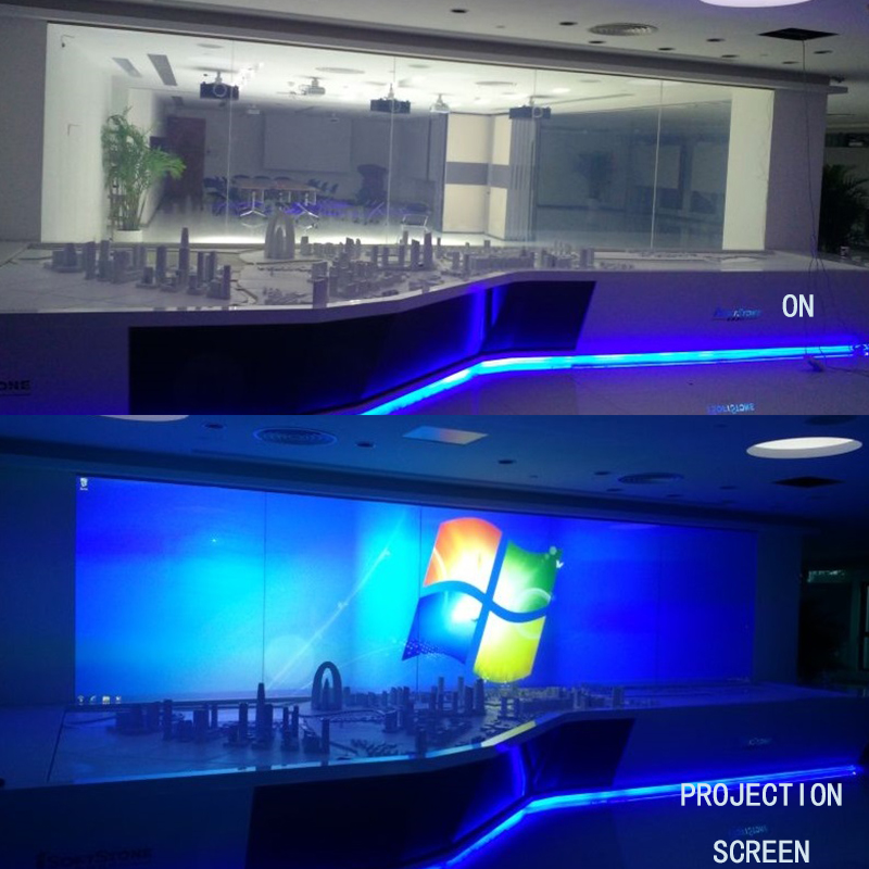 switchable window projection screen